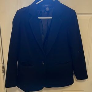 70 percent wool blazer -black . Size 6. Runs large